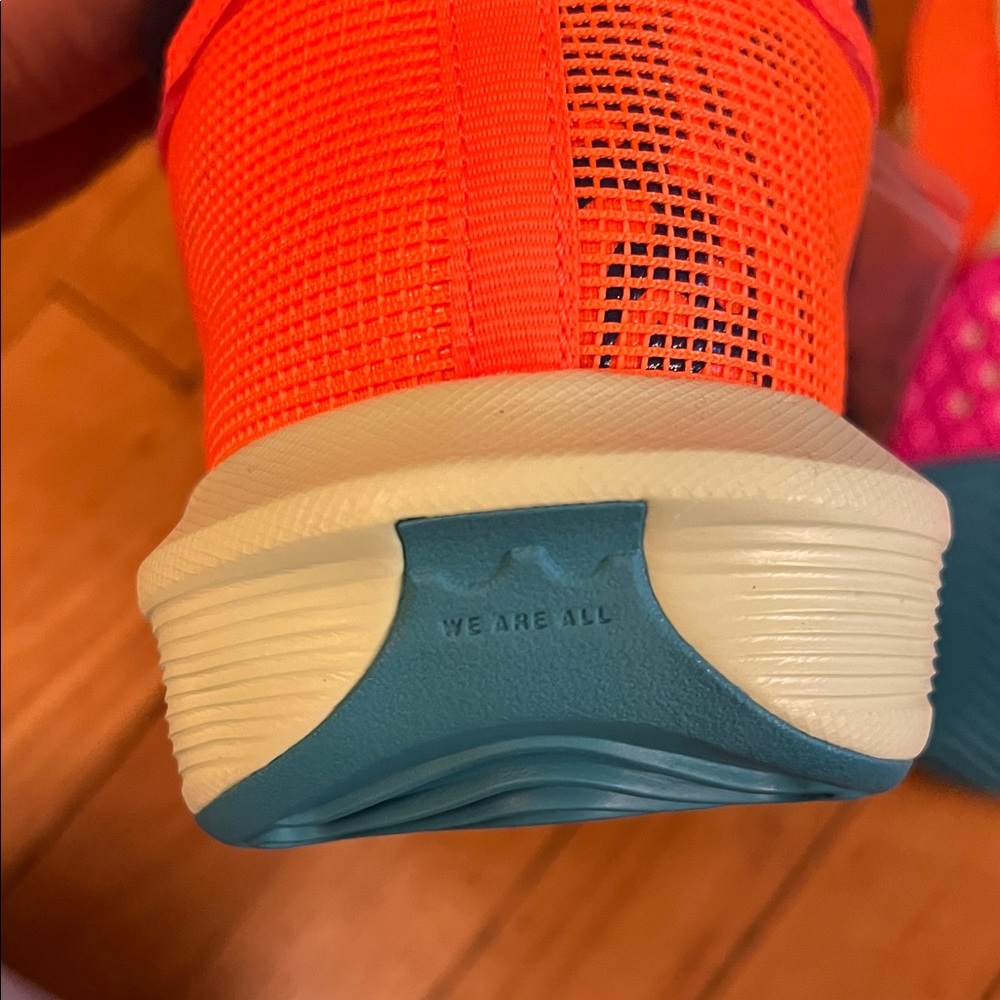 Nike' Orange and Pink Sneakers - Picture 11 of 14
